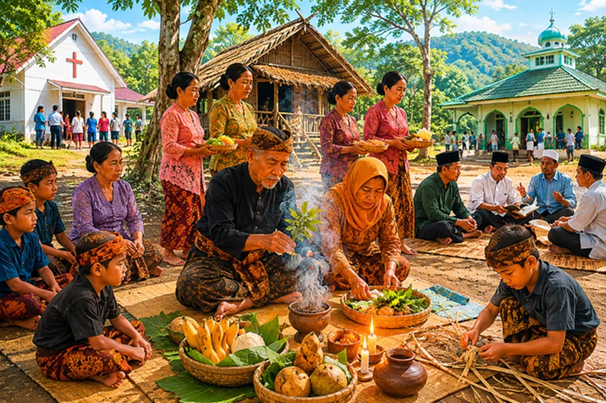 Kepercayaan Adat Orang Mapor Bertahan di Tengah Arus Agama Formal