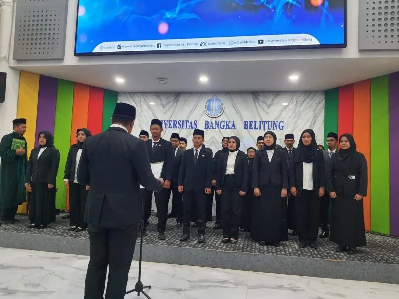 Sejumlah Dosen FISIP UBB Resmi Dilantik dan Diangkat dalam Jabatan Akademik