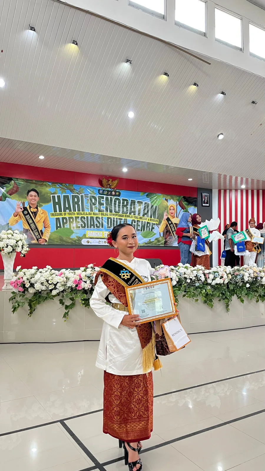 Mahasiswa Ilmu Politik UBB Raih Duta GenRe Favorit Bangka Selatan 2026