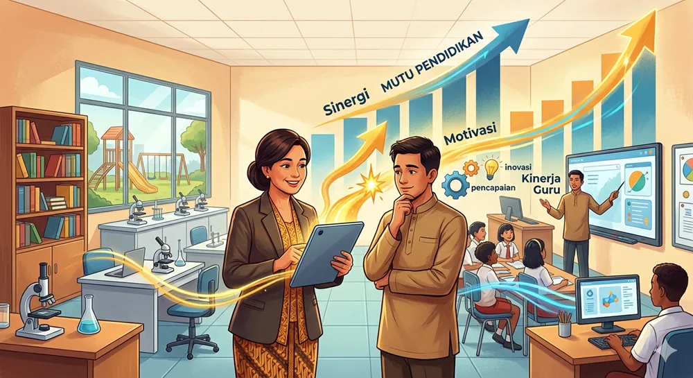 Kunci Dongkrak Mutu Pendidikan: Sinergi Supervisi Kepala Sekolah, Motivasi, dan Sarana Prasarana Terbukti Ampuh Melejitkan Kinerja Guru