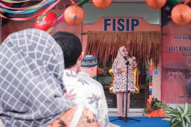 Rayakan Hari Jadi ke-11 FISIP UBB, Dekan Ingatkan Pentingnya Membumikan Budaya dan Adat Melayu