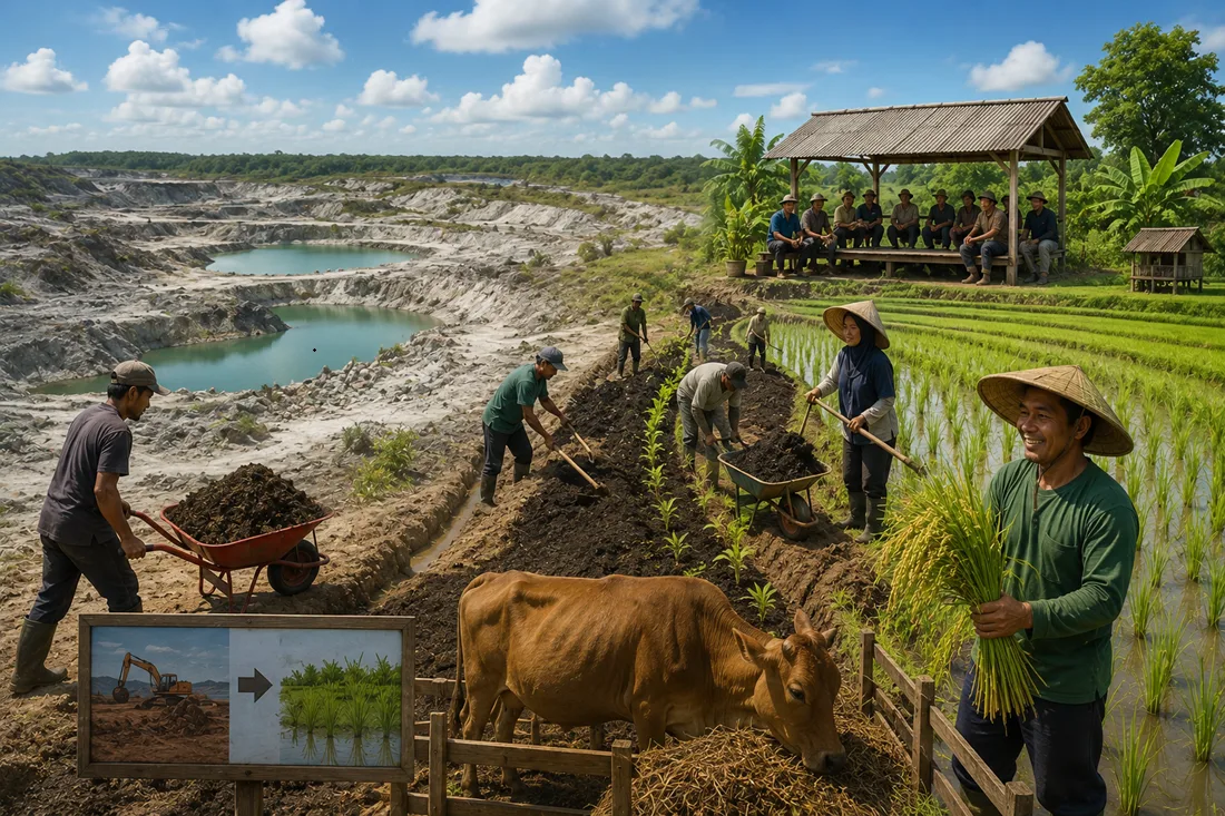 Turning Pits into Paddies: How a Bangka Belitung Village Revitalized Tin-Mining Wastelands through Collective Action