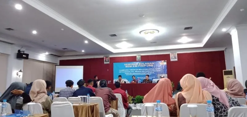 Gelar Seminar, FISIP UBB Harapkan Pangkalpinang Jadi Kota "Zero"? Tambang