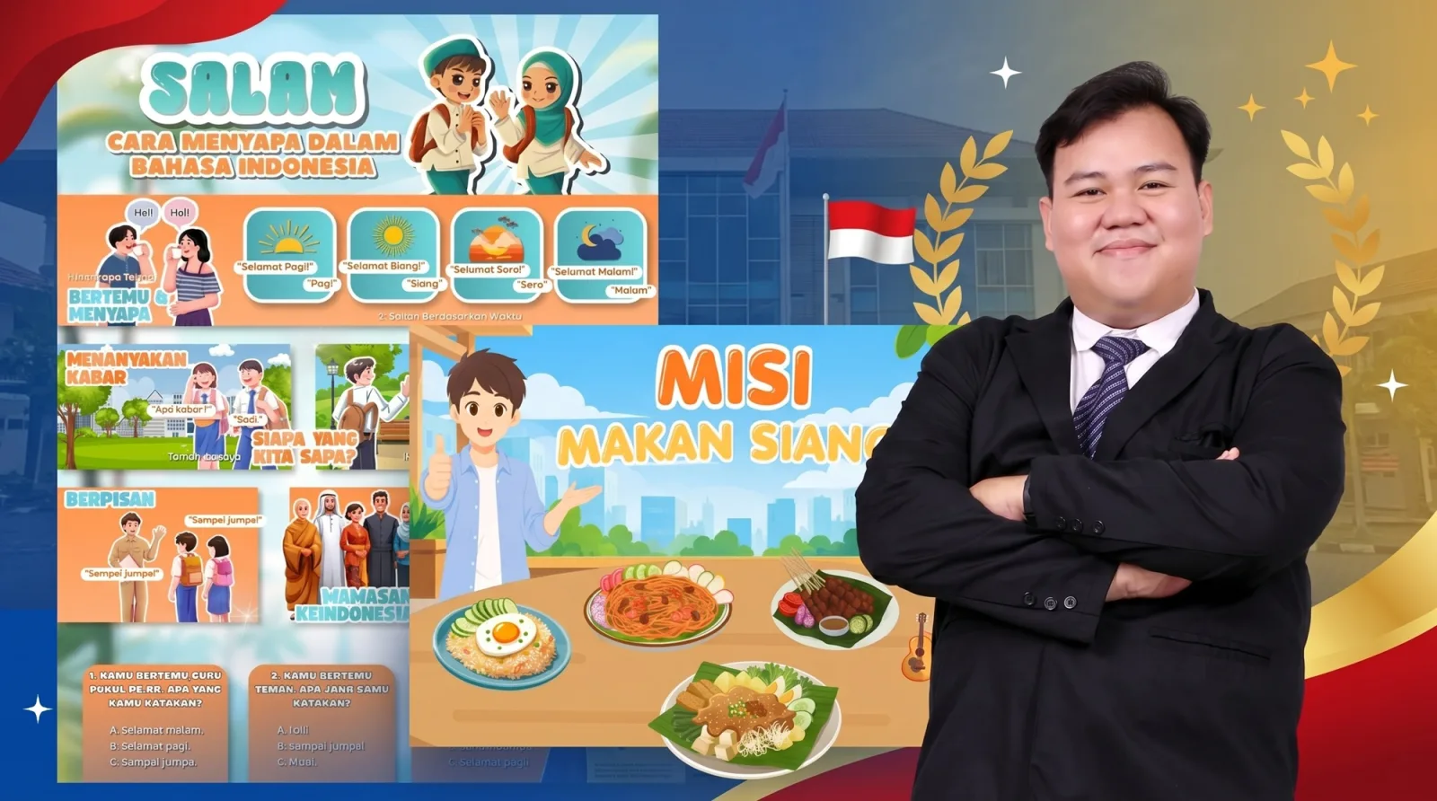 Dosen UBB, Uky Eji Anggara, Sabet Juara 1 Nasional Video Pembelajaran & Juara 4 Kategori Infografik Pembelajaran BIPA 2026