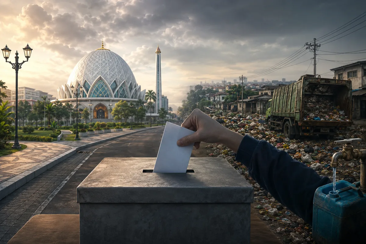 When the Blank Box Wins: How Incumbent Accountability Failed in a Single-Candidate Election