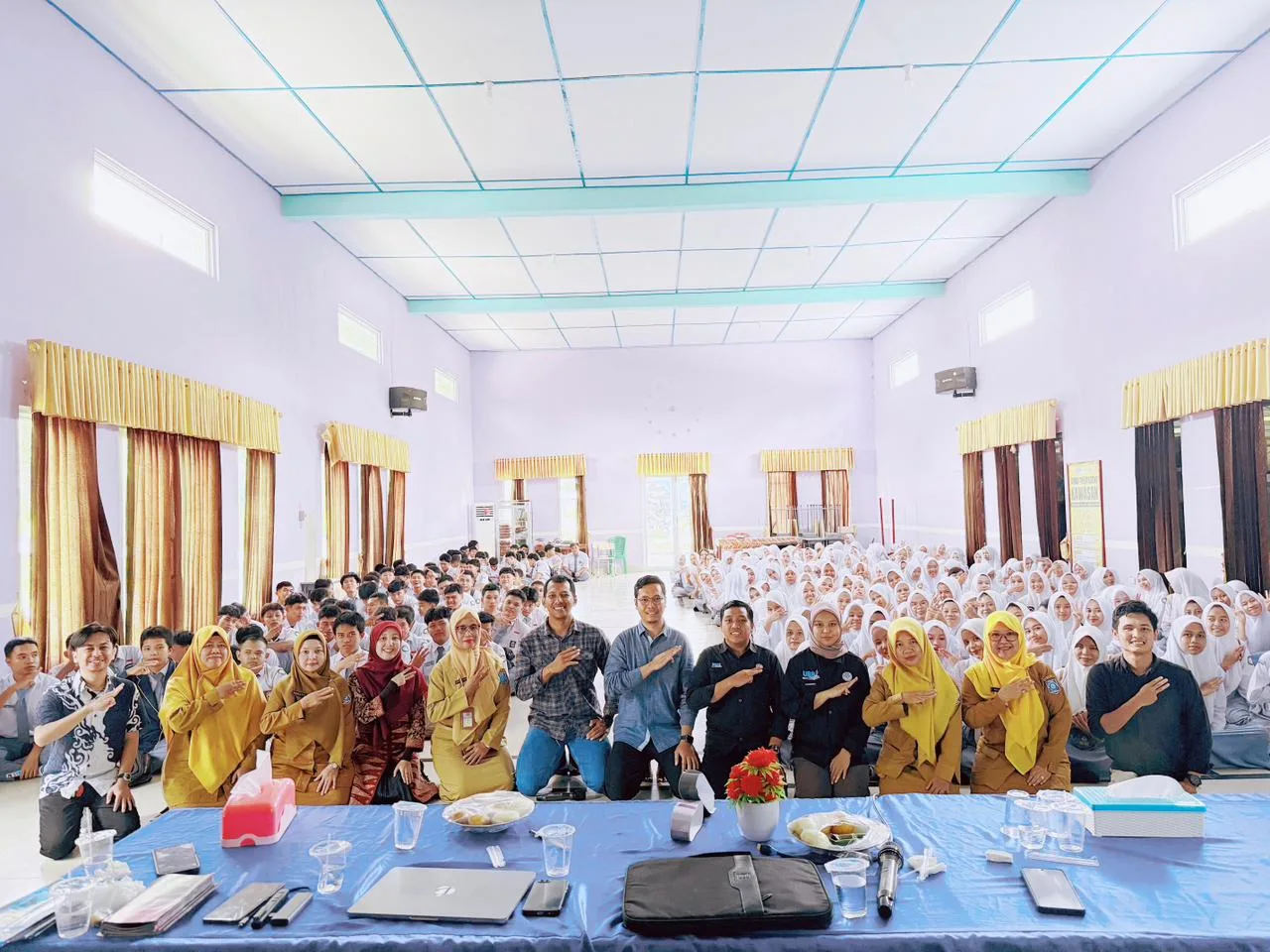 Sosialisasi Program Studi Pendidikan Bahasa Indonesia, Pendidikan Bahasa Inggris, Pendidikan Pancasila dan Kewarganegaraan, dan Sastra Inggris Universitas Bangka Belitung di SMAN 1 Kelapa