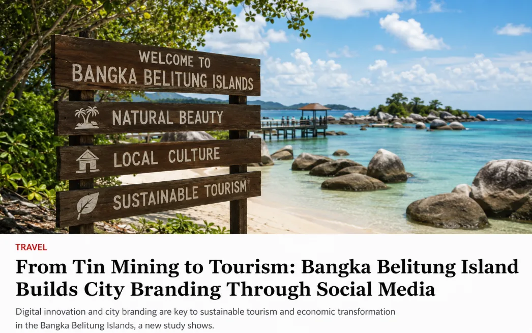 From Tin Mining to Tourism: Bangka Belitung Turns to Social Media for Sustainable Growth